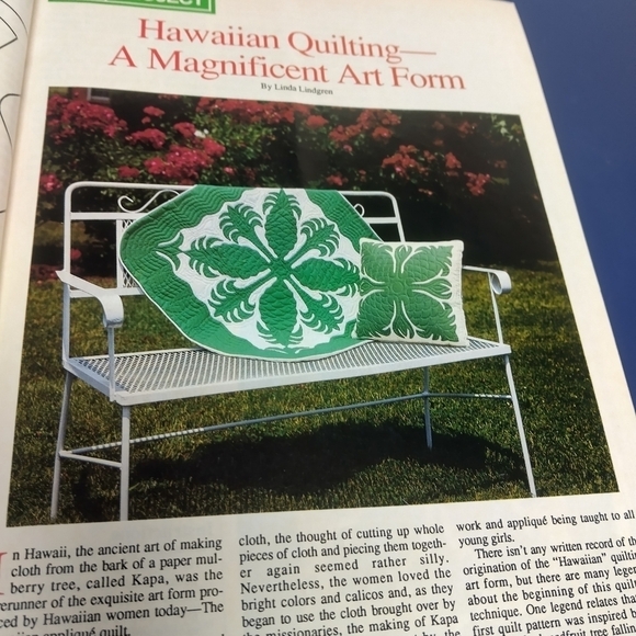 Vintage Quilt Craft Magazine October 1993 Quilting Quilt Patterns Moon Quilt - Picture 7 of 10